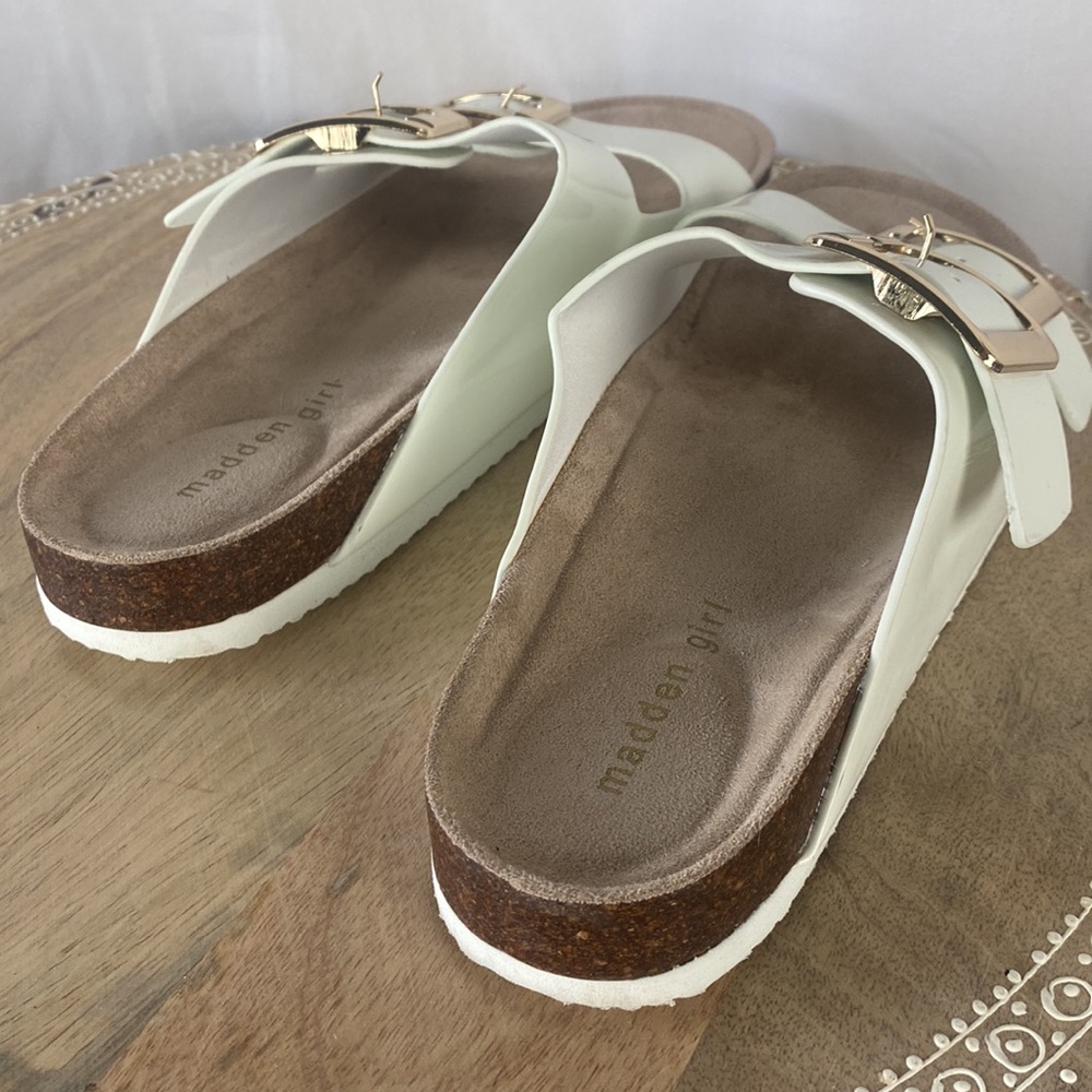 Madden Girl Women's Bodie Two Strap Footbed Sandals - Picture 5 of 8